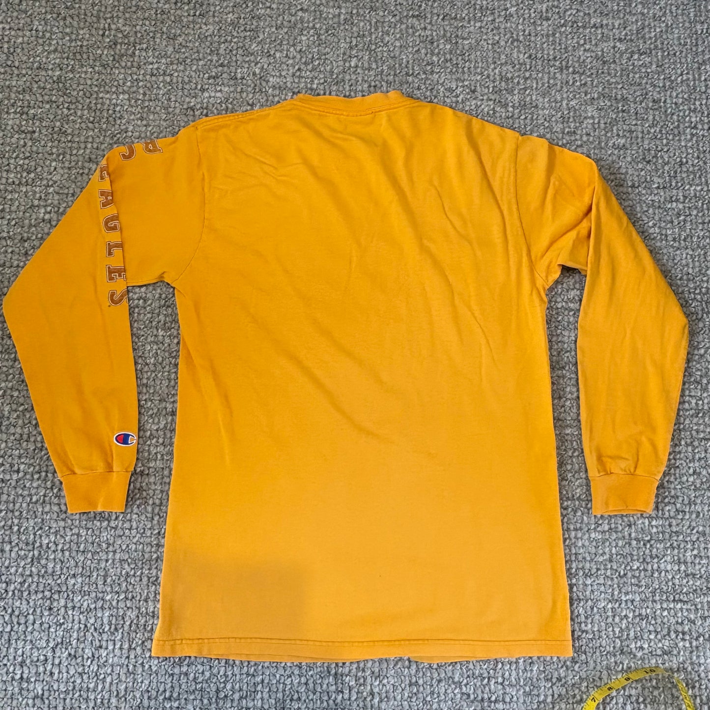 Champion Boston College Orange Long Sleeve Shirt Sports Size M