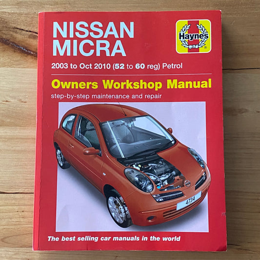 Nissan Micra K12 2003-2010 Haynes Workshop Manual Car Repair GD