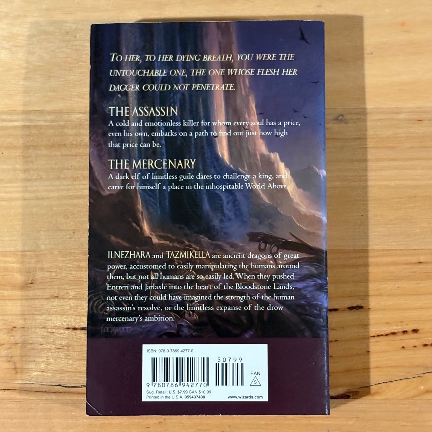 Road of the Patriach R.A. Salvatore Forgotten Realms Paperback 2007 GD