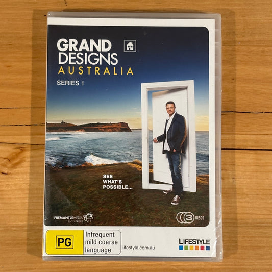 Grand Designs Australia Series 1 and 3 DVD 3-Disc Set PAL 4 New Sealed