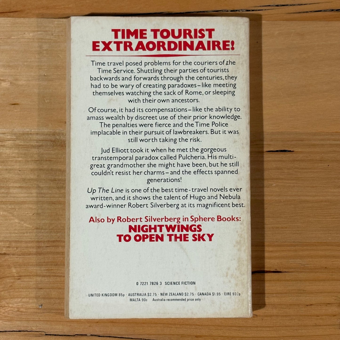 Up The Line by Robert Silverberg Paperback 1978 GD