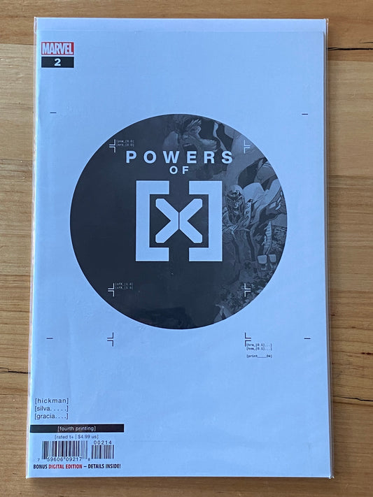 POWERS OF X (2019) #2 4TH PRINTING SILVA VARIANT