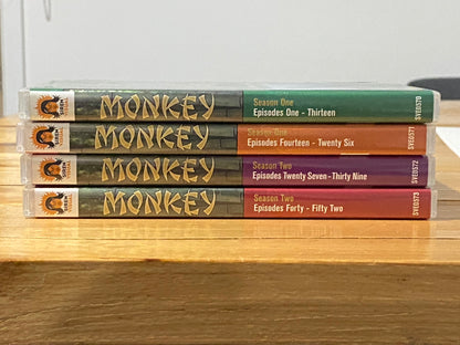 Monkey DVD Season 1 & 2 Complete Set Japanese Classic TV Show Pal 0 VGC