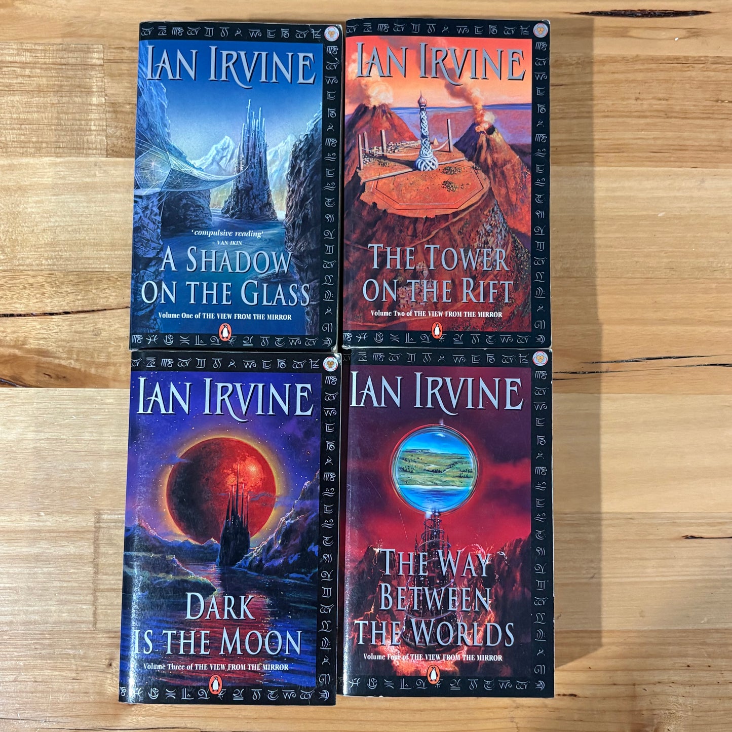 Ian Irvine The View From The Mirror 1-4 Complete Set Fantasy Paperback GD