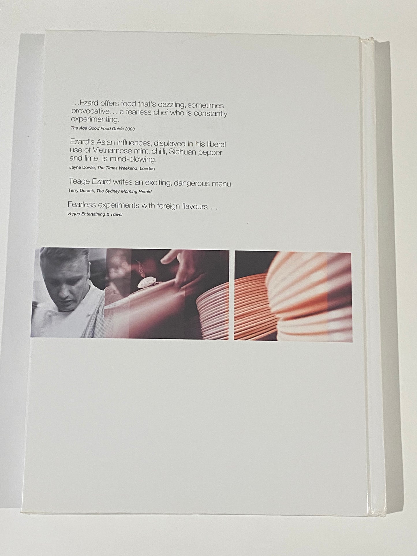 Ezard Contemporary Australian Food Hardcover 2003 Teage Ezard Chef GD