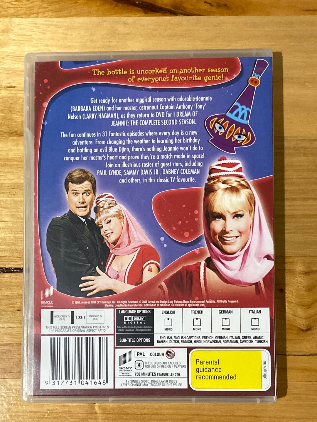 I Dream Of Jeannie Seasons ­1-5 DVD Complete Series PAL 4 VGC