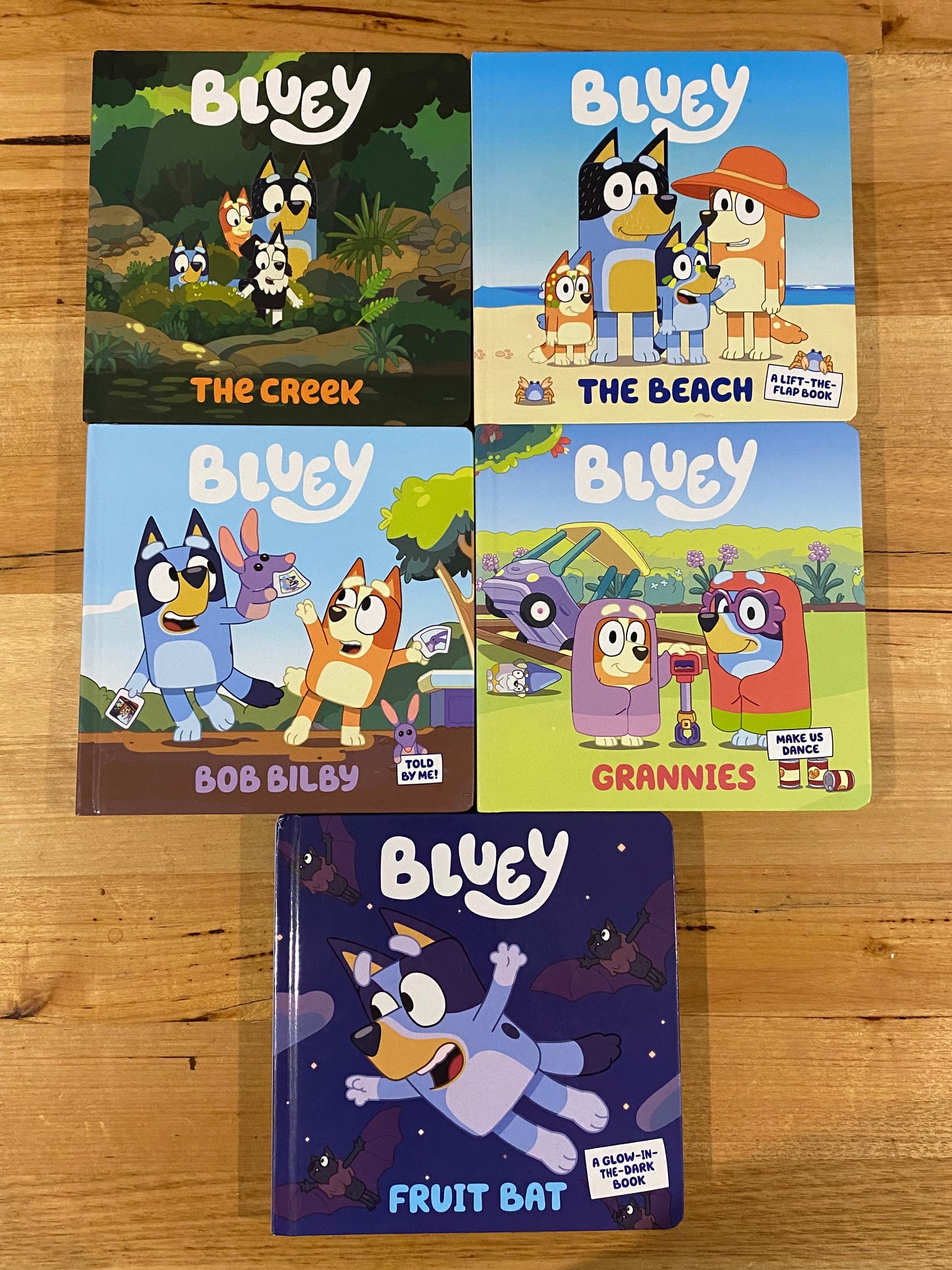 Bluey - Five Hardcover Book Bundle Books in Very Good condition