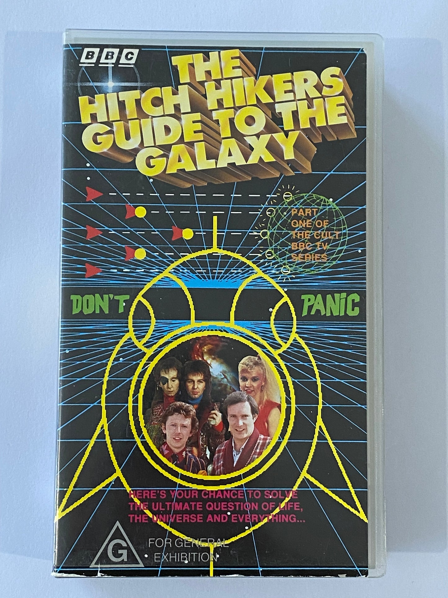 The Hitch Hikers Guide To The Galaxy VHS Part 2 BBC Douglas Adam Sci-Fi VGC