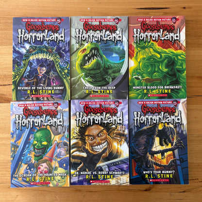 Goosebumps Horrorland Paperbacks R.L. Stine 1-19 Complete Run GD