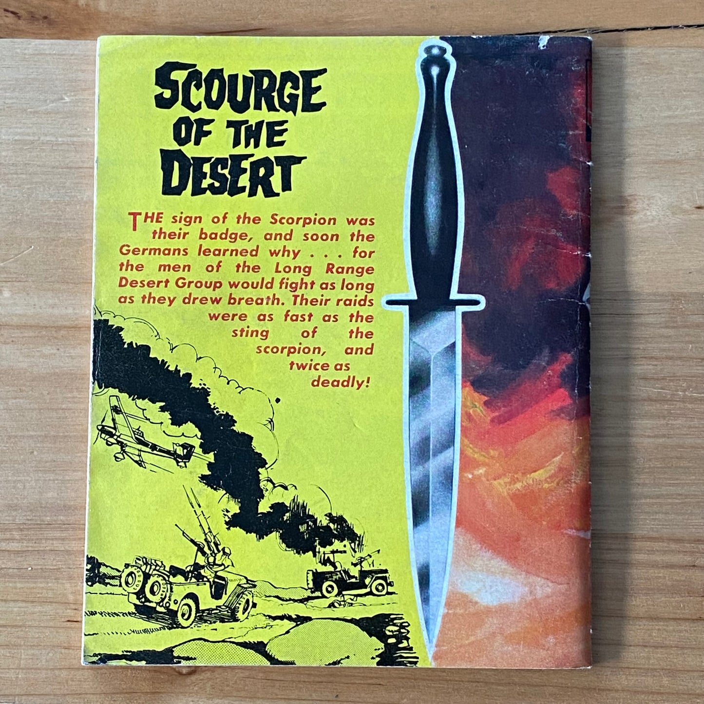 Commando War Comic #663 Scourge Of The Desert 1972