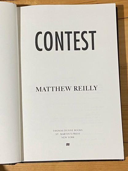 Contest by Matthew Reilly Hardcover 2003 GD