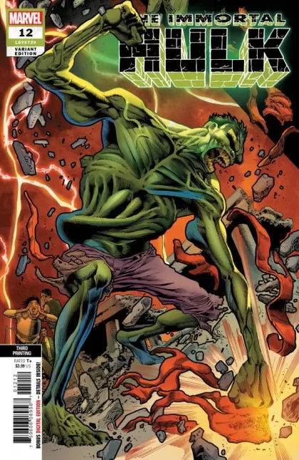 The Immortal Hulk (2018) #12 3rd Printing Joe Bennett Cover Art