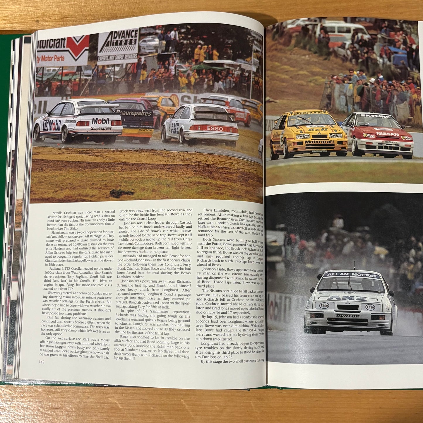Australian Motor Racing Yearbook 19 1989/90 Hardcover GD