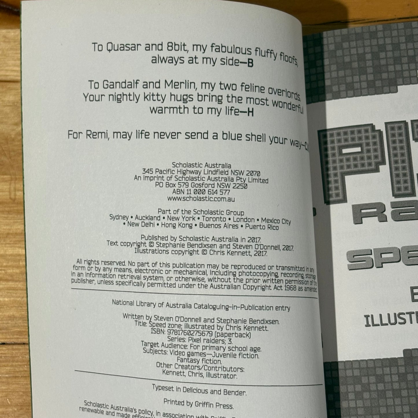 Pixel Raiders Speed Zone by Stephen Bajo O'Donnell & Stephanie Bendixsen