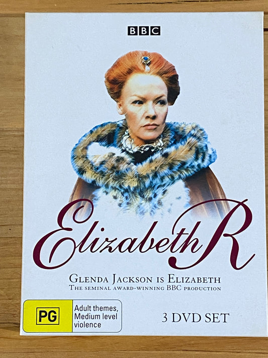 Elizabeth R DVD Glenda Jackson BBC Historical Drama 3-Disc Set PAL 4 VGC