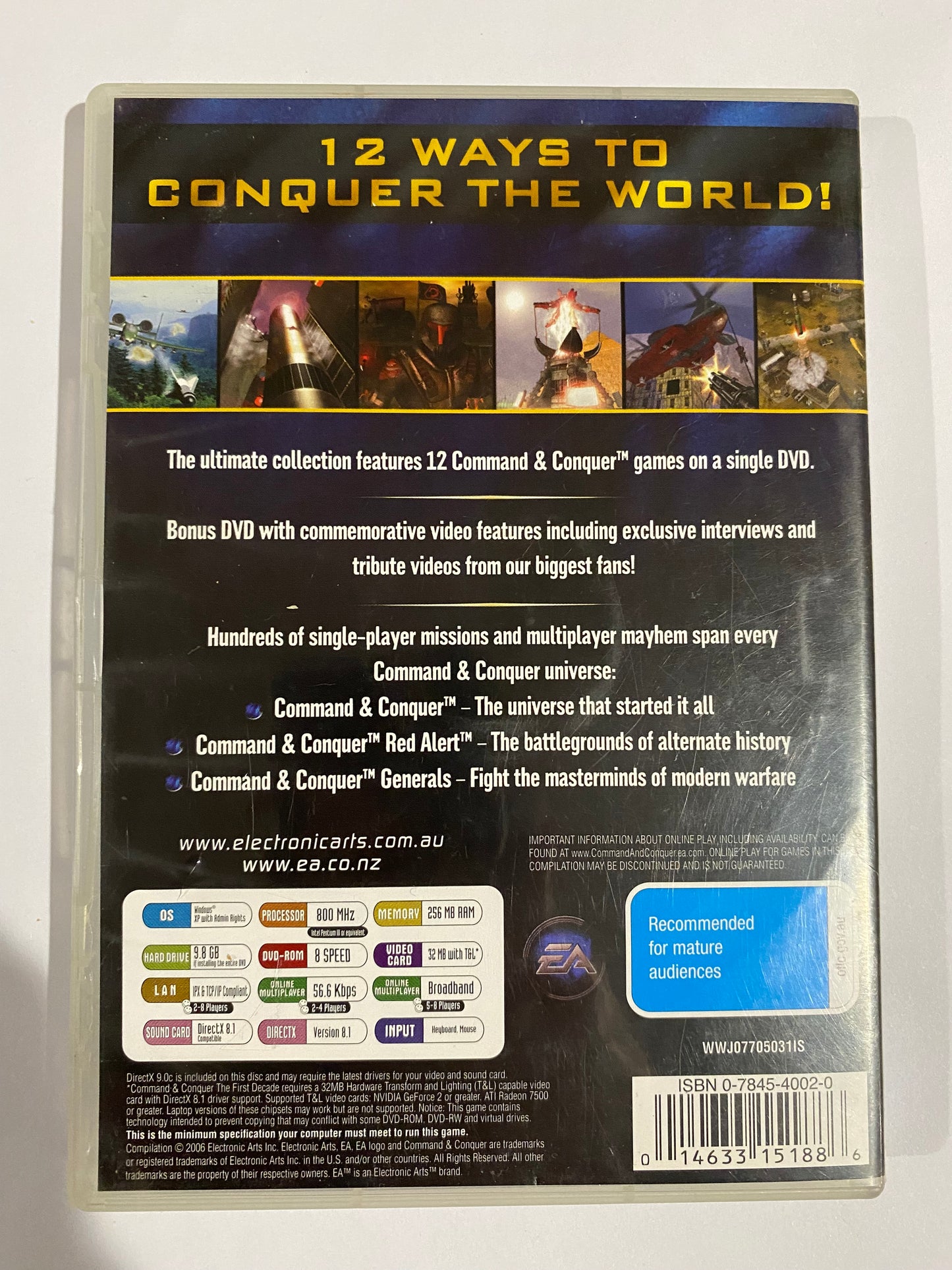 Command And Conquer The First Decade PC DVD ROM With Manual VGC