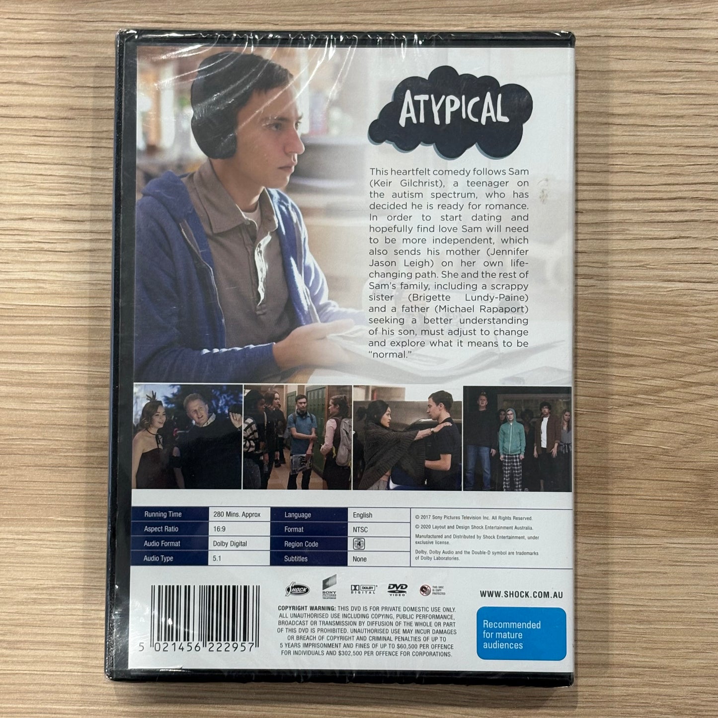 Atypical Series 1 and 2 DVD Normal is Overated PAL 4 New Sealed