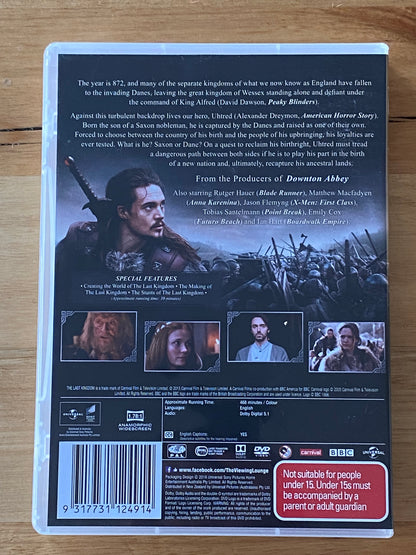 The Last Kingdom Season 1-3 DVD Drama 3-Disc PAL 2,4 VGC