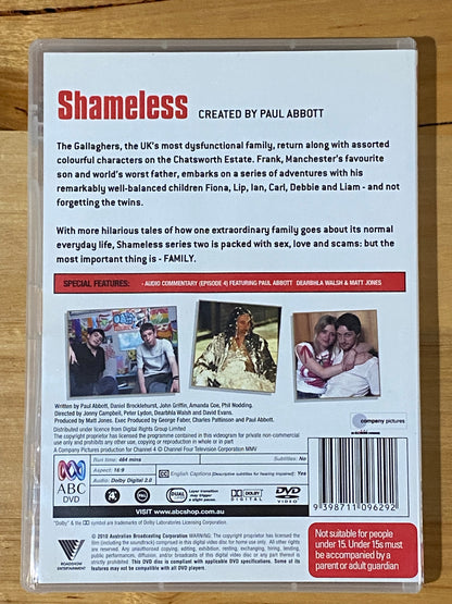 Shameless Series 1-4 DVD British Comedy David Threlfall James McEvoy PAL 4 VGC