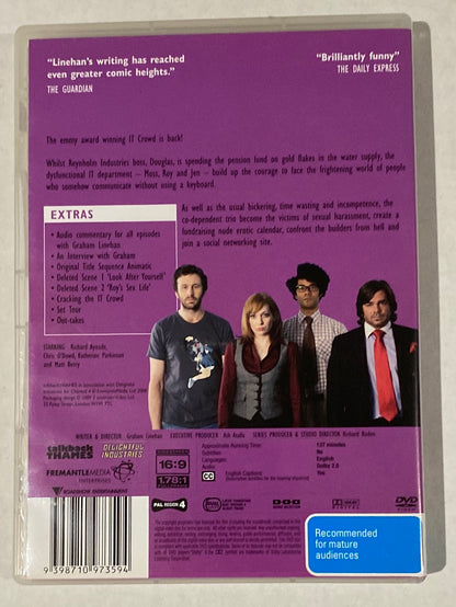 The IT Crowd DVD All Four Seasons PAL 4 Channel 4 British Comedy VGC