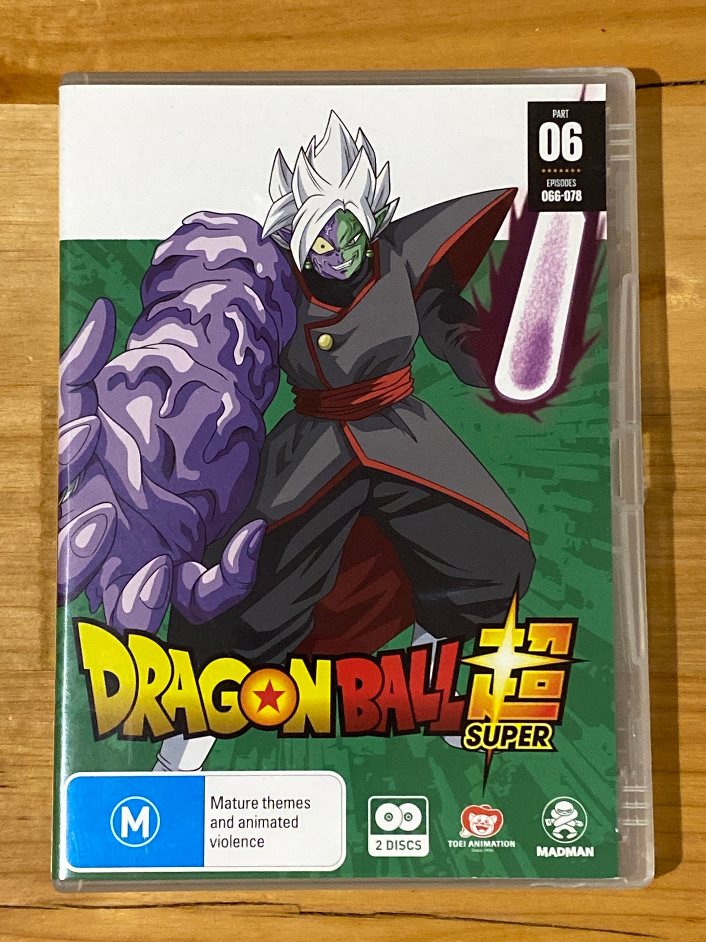 Dragon Ball Super Part 6 DVD Episodes 66-78 NTSC 4 VGC