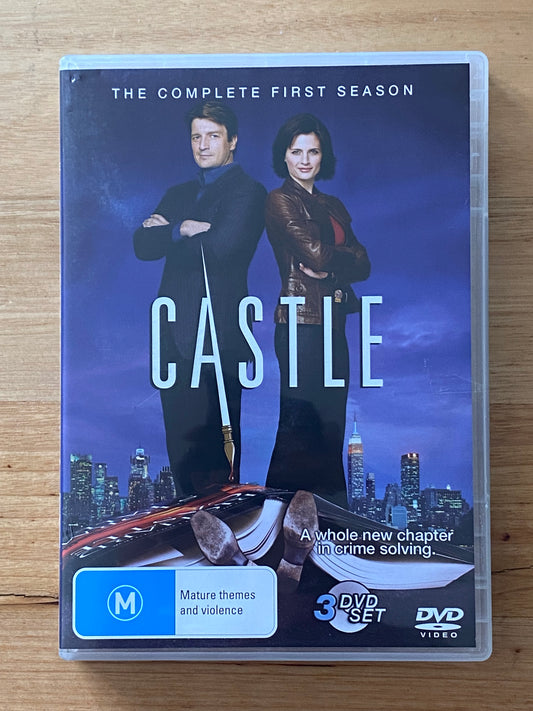 Castle Season 1 DVD 3-Disc PAL 4 VGC