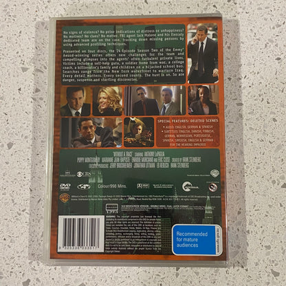 Without A Trace Series 2 DVD 4-Disc PAL 4 New Sealed