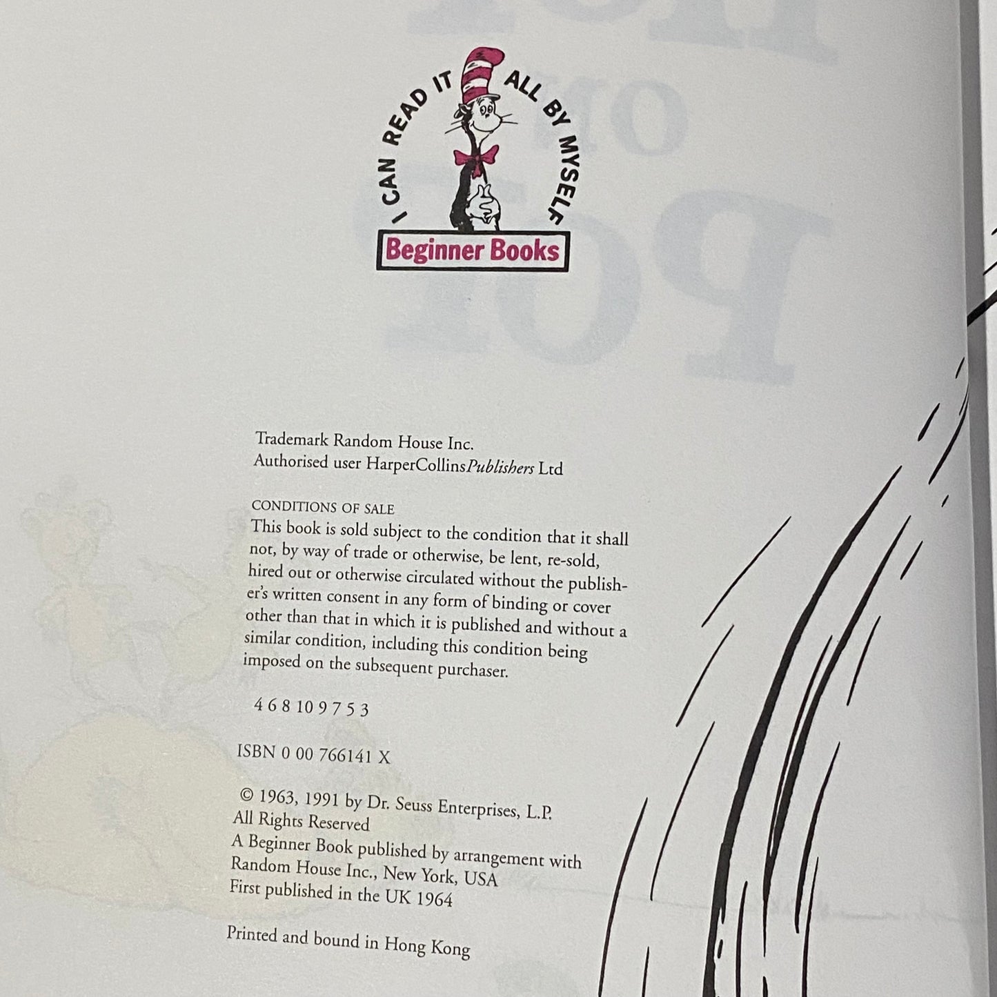 Hop On Pop Dr Seuss Book Hardcover GD