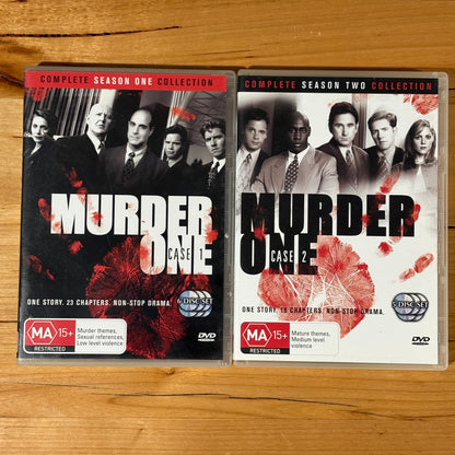 Murder One Cases 1 and 2 DVD US Drama Steven Bochco PAL 4 VGC