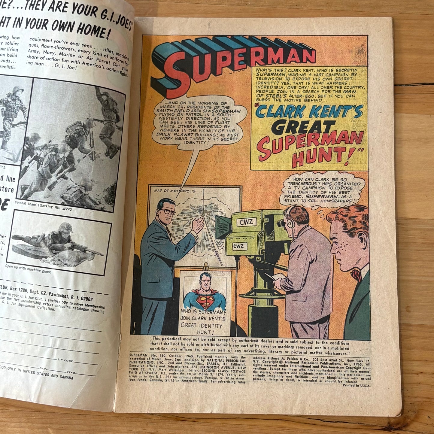 Superman (1939) #180 FR DC Comics Silver Age