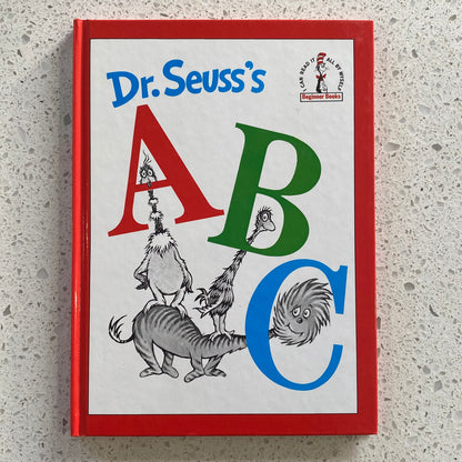 Dr Seuss's ABC Dr Seuss Book Hardcover GD