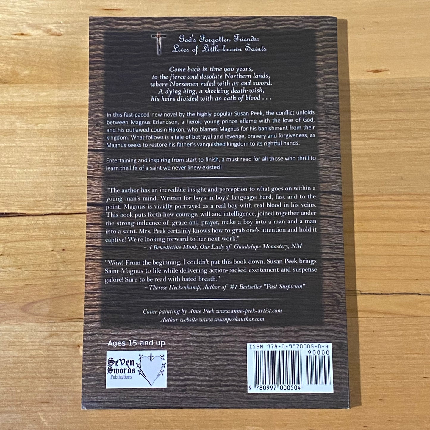 Saint Magnus The Last Viking by Susan Peek Paperback 2015 GD