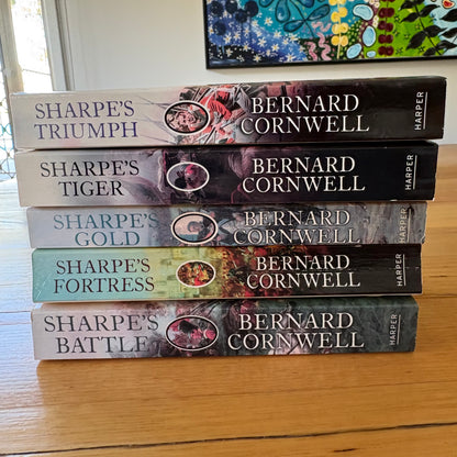 Sharpe Bernard Cornwell Historical Military Bundle of 10 Paperbacks VGC