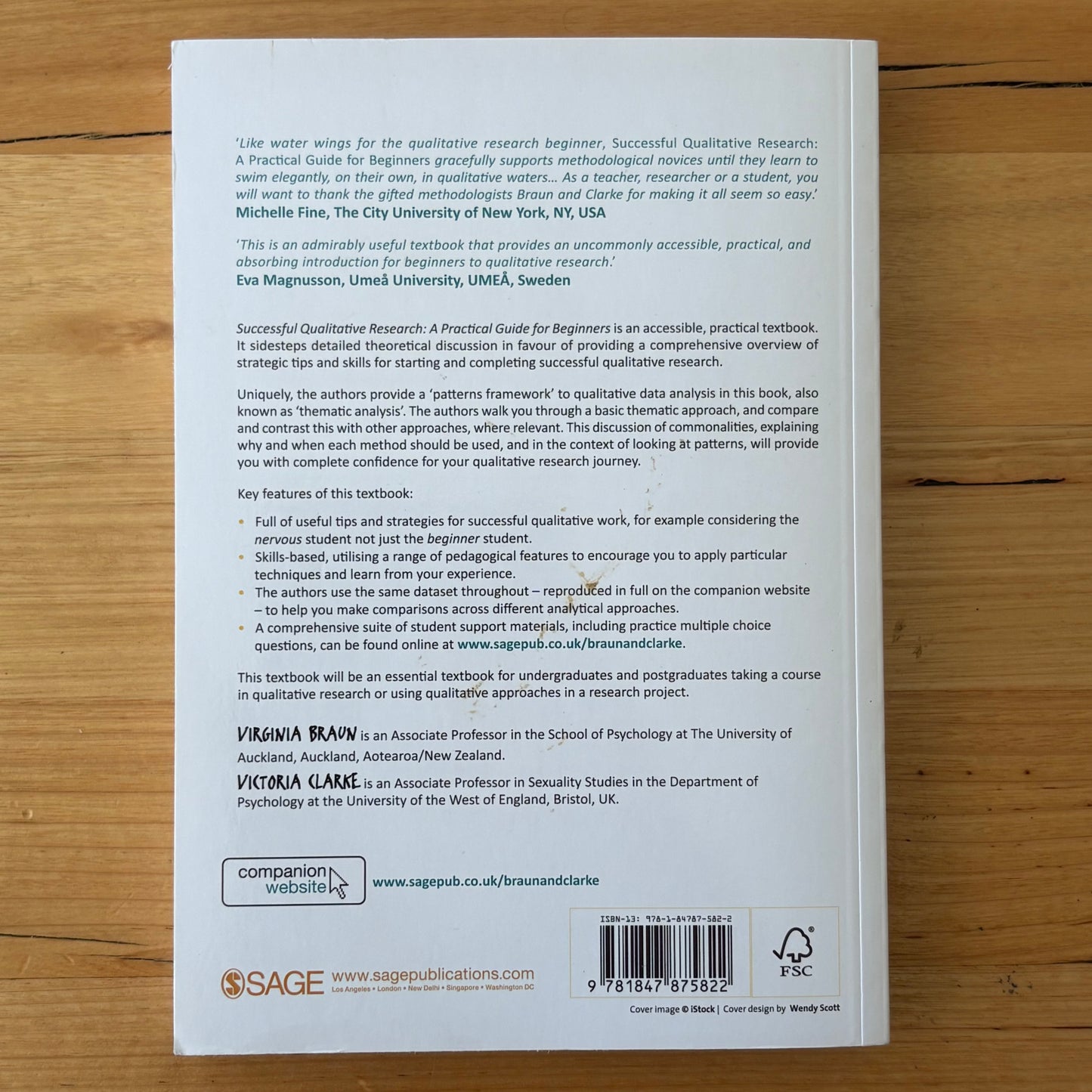 Successful Qualitative Research Guide for Beginners Braun Clarke Paperback GD