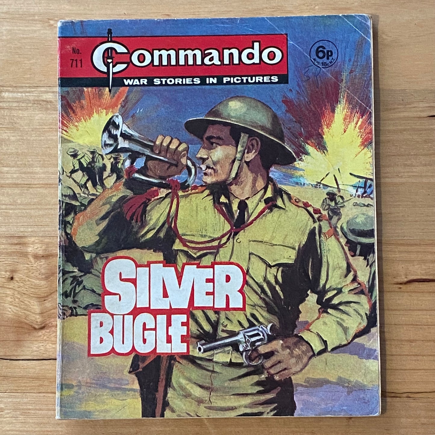 Commando War Comic #711 Silver Bugle 1973