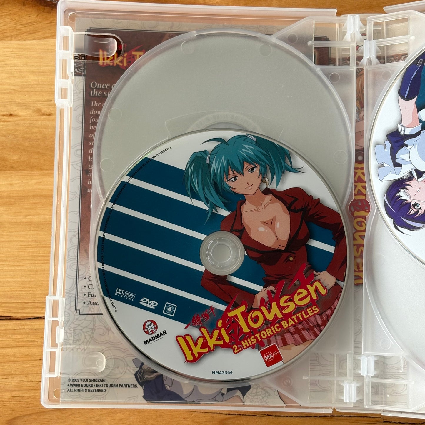 Ikki Tousen Complete Collection Anime DVD 4-Disc PAL 4 VGC