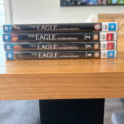 The Eagle A Crime Odyssey Complete Set DVD Drama PAL 4 Vol 3+4 are Sealed