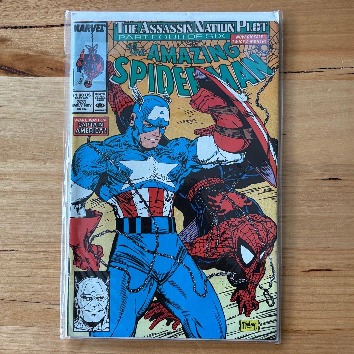 The Amazing Spider-man (1963) #320-323 Direct Edition (VF)