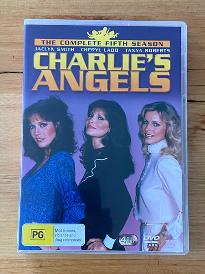 Charlie's Angels Complete Set DVD Seasons 1-5 PAL 4 VGC