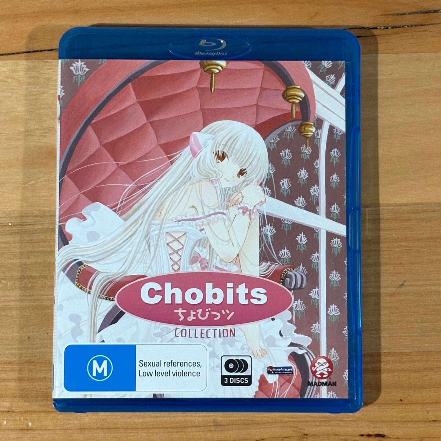 Chobits Collections Blu-Ray Anime 3-Disc Set Region B VGC
