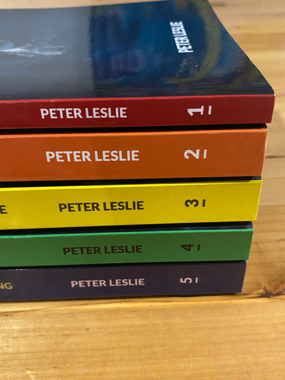 The Keegan James Adventures All 5 Books All Signed by Peter Leslie VGC