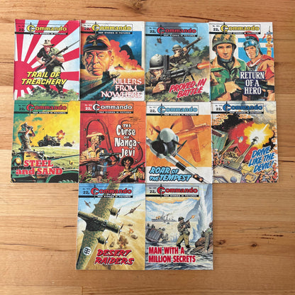 Commando War Comics 1911-1920 Complete Set DC Thomson GD