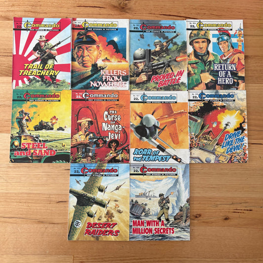 Commando War Comics 1911-1920 Complete Set DC Thomson GD