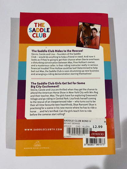 The Saddle Club Bonnie Bryant Paperback 2-Book Bundle VGC