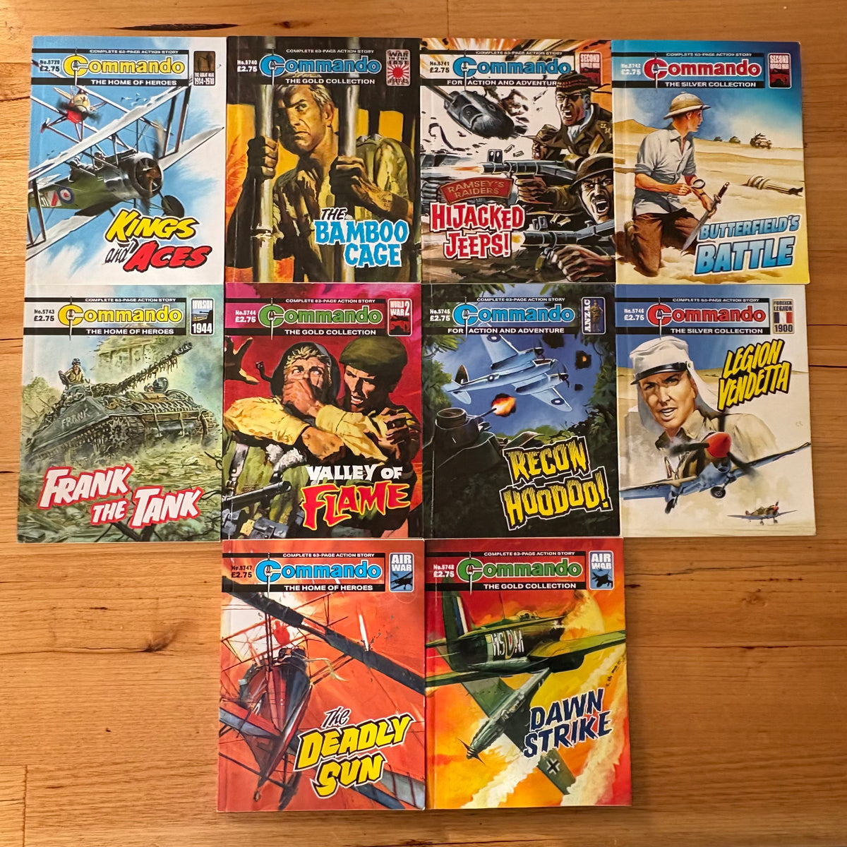 Commando War Comic Bundle x 10 Bundle Printed 2024 DC Thomson 326