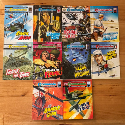 Commando War Comic Bundle x 10 Bundle Printed 2024 DC Thomson 326