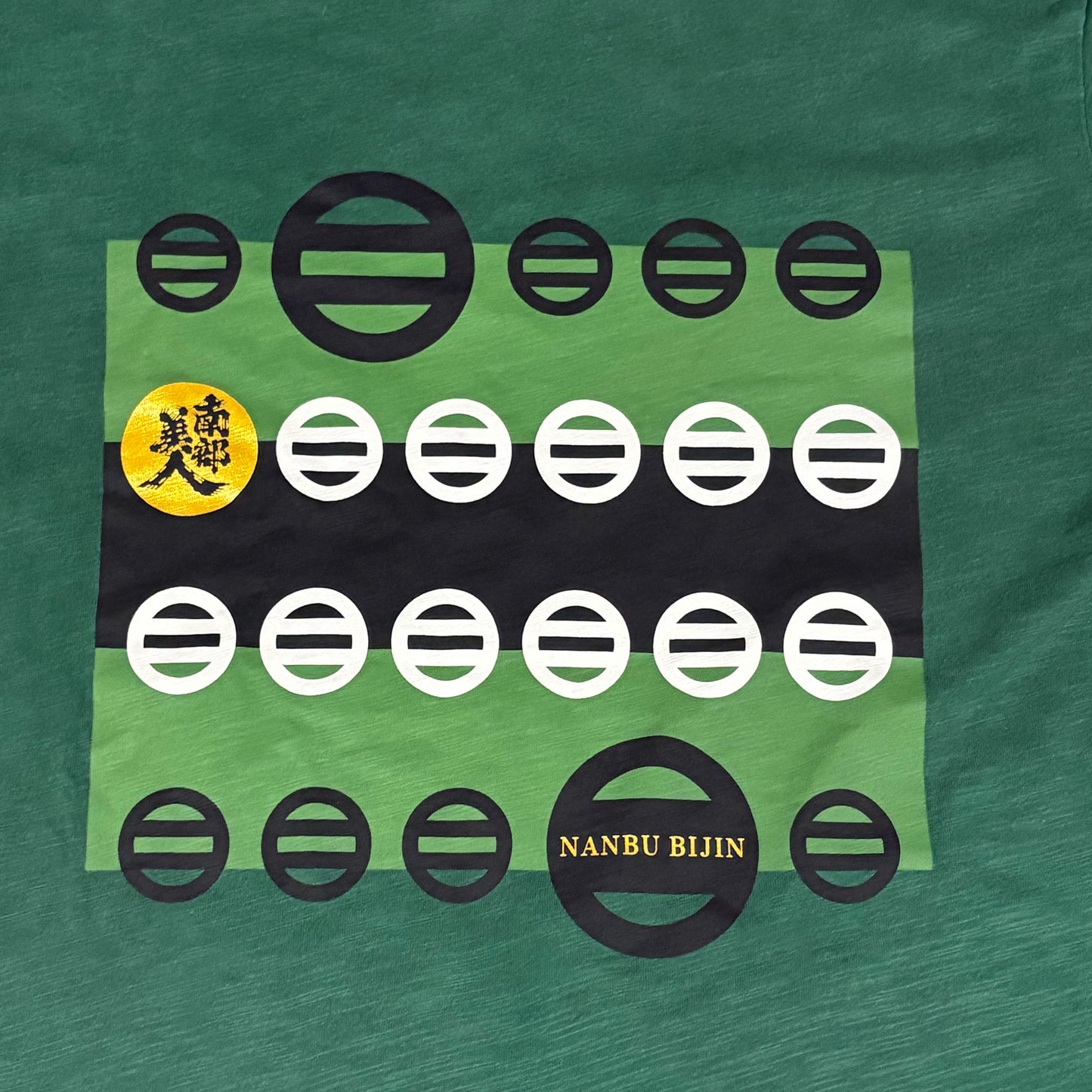 Uni-Qlo Nanbu Bijin Sake Collaboration Green T-Shirt Size XL