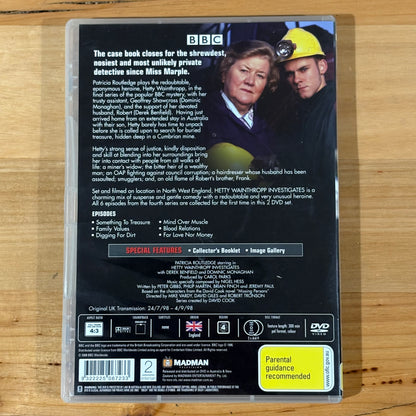 Hetty Wainthropp Investigates Complete Fourth Series DVD PAL 4 VGC