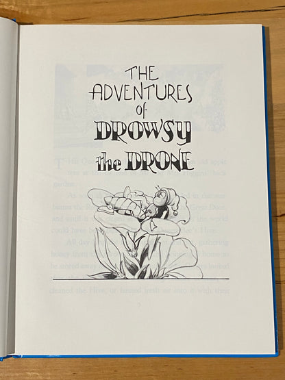 The Adventures of Drowsy The Drone Hardcover Australian Childrens Story 1981 VGC