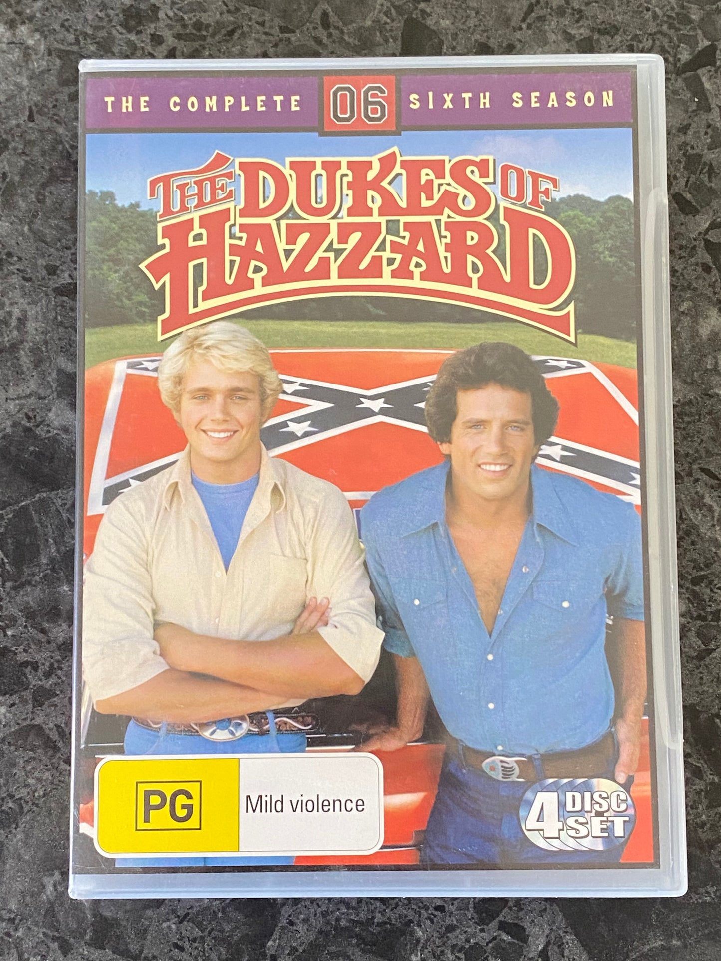 The Dukes Of Hazzard Season 6 DVD 4-Disc PAL 4 VGC